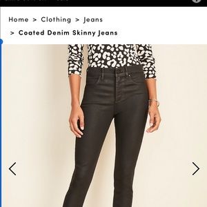 Ann Taylor leather look leggings!